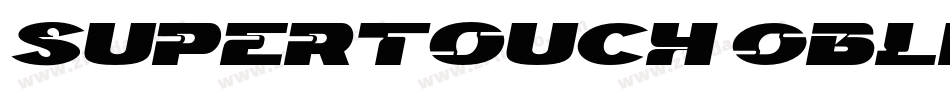 Supertouch Oblique字体转换